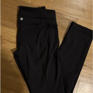 Lululemon straight leg athletic yoga pants | women’s size 8